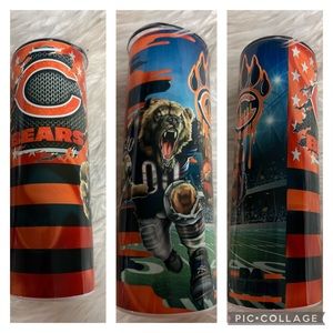Brand new 20 ounce metal Tumblr Chicago Bears